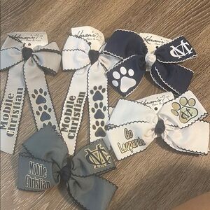 NWT lot of 5 assorted Mobile Christian hair bows from Karan’s bows & more in AL